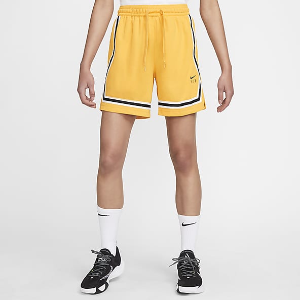 Womens Yellow Shorts. Nike